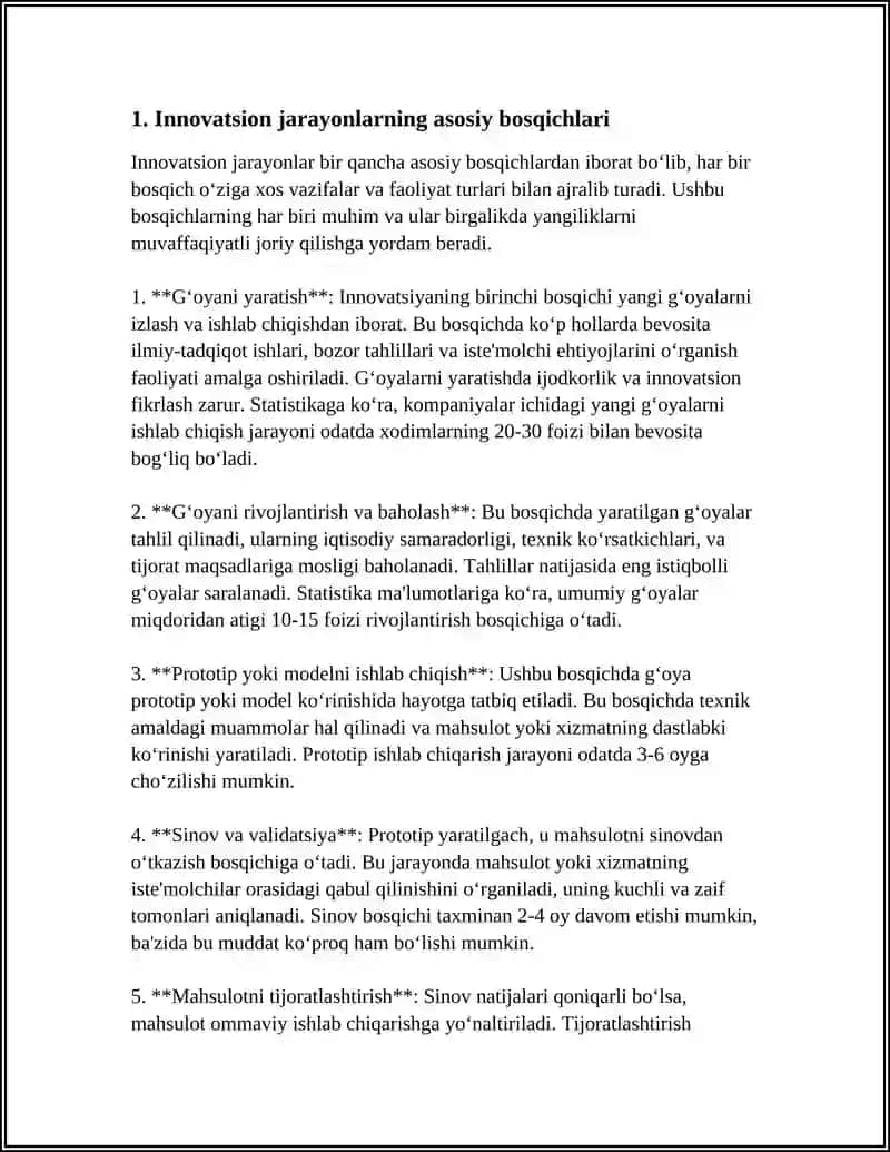 INNOVATSION JARAYONLAR RIVOJINING UMUMIY TENDENSIYALARI 3