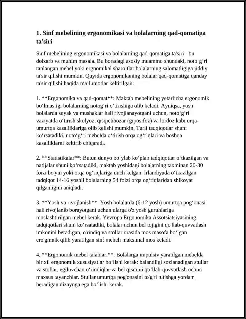 BOLALARNING QAD- QOMATINI SHAKLLANISHIGA SINF VA SINF JIHOZLARINING TA’SIRI 3