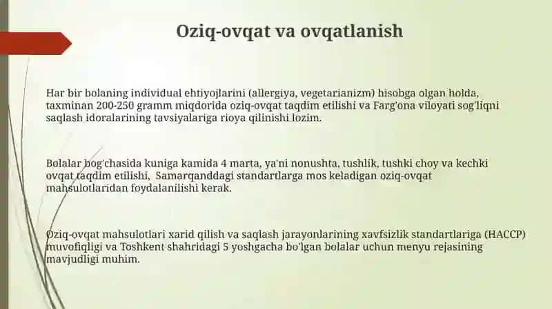 Oziq-ovqat va ovqatlanish 3