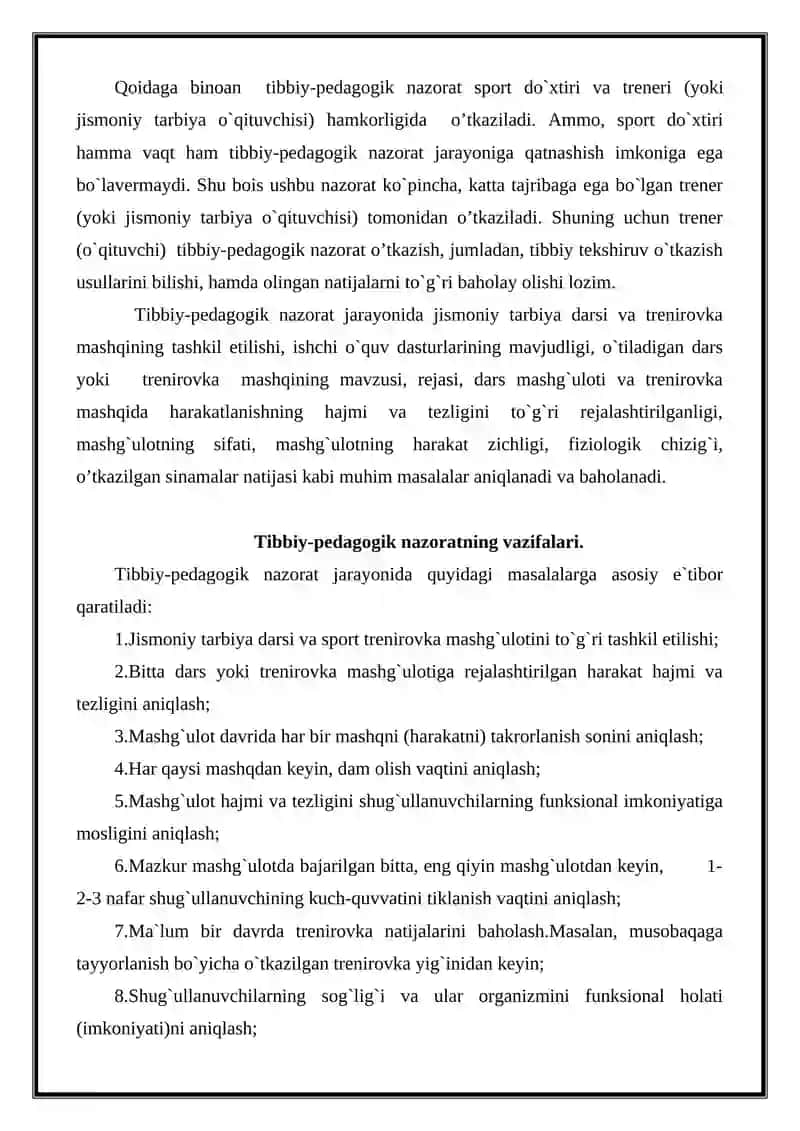 Tibbiy-pedagogik nazorat 3
