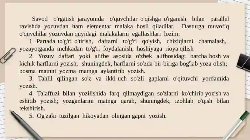 Savodo‘rgatish 3