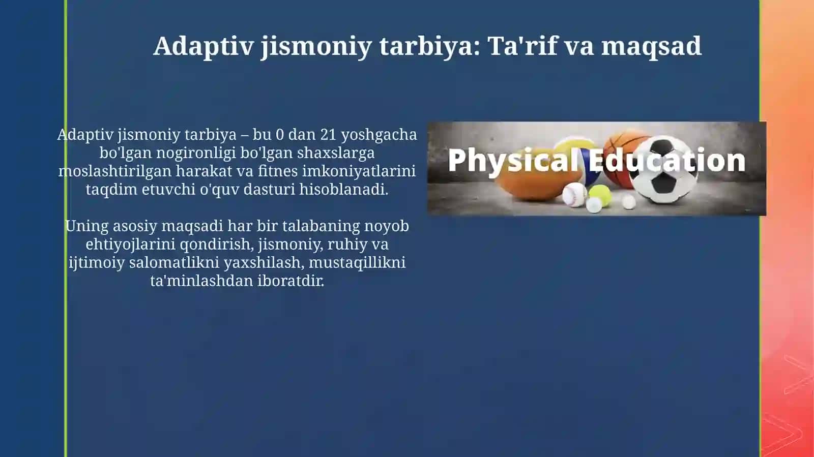 Adaptiv jismoniy tarbiya 3