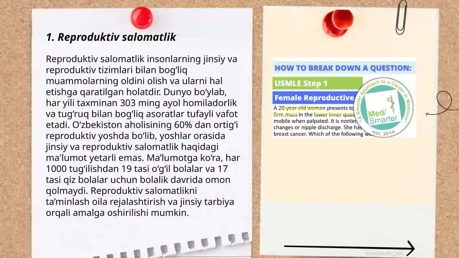 Reproduktiv ustanovkalar 3