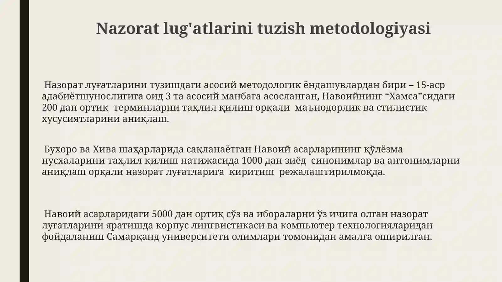 Navoiyasarlarigaboshqaruvlugʻatlariustidaishlash 3