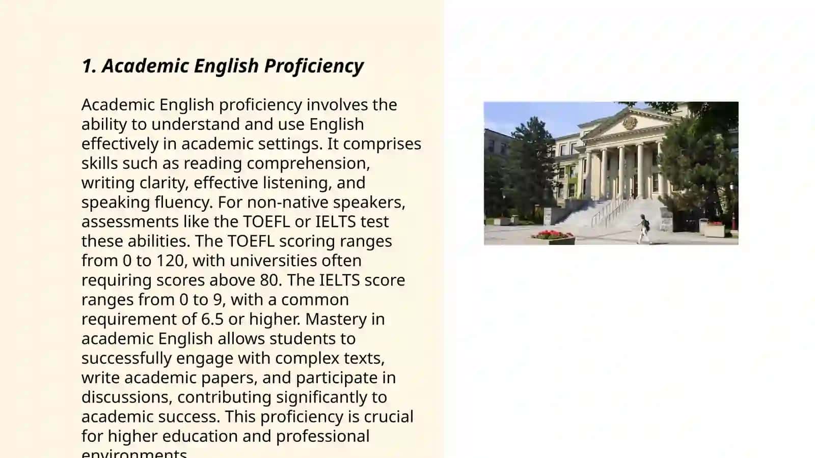 Academic English Proficiency 3