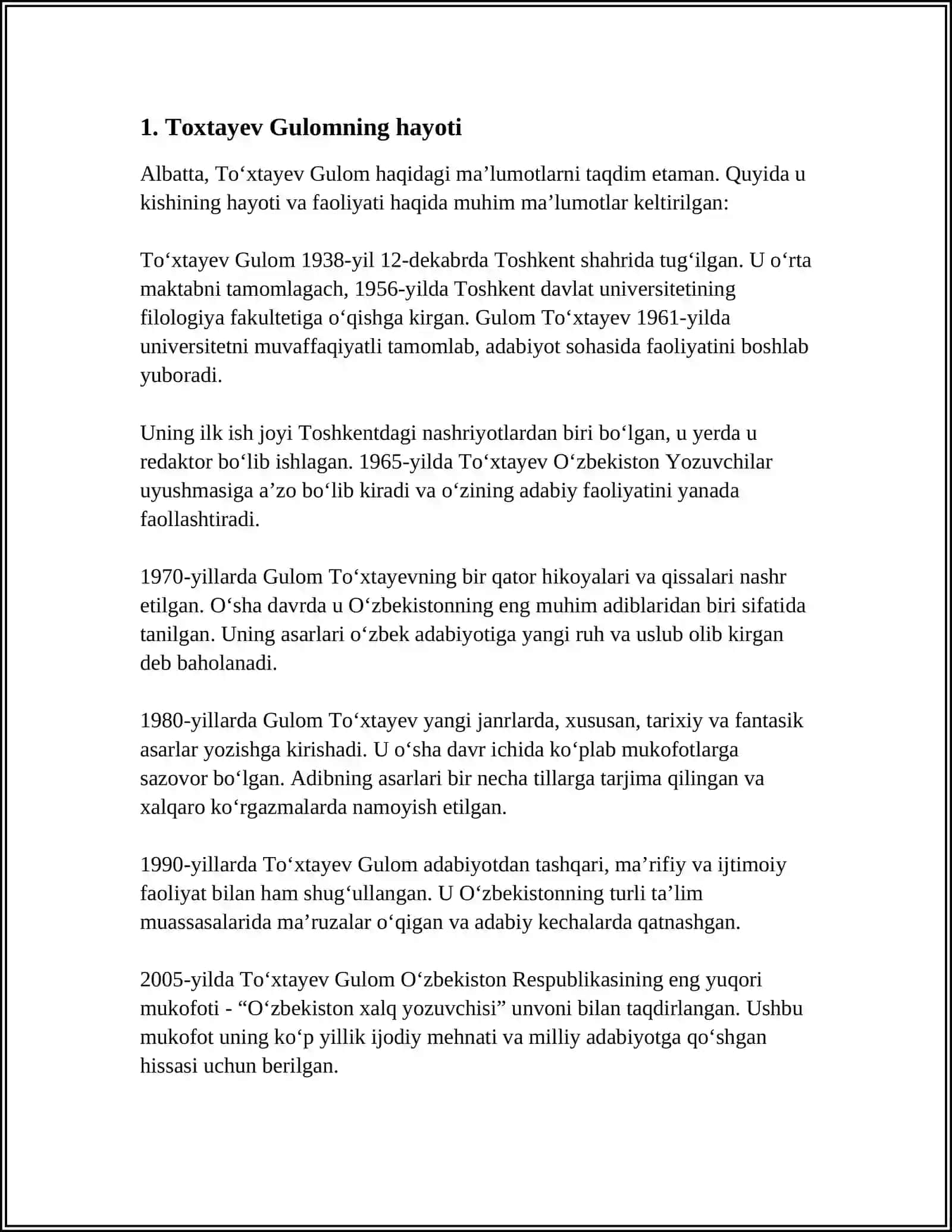 PUL TIZIMI VA UNING EVOLYUTSIYASI MUSTAQIL ISH 3