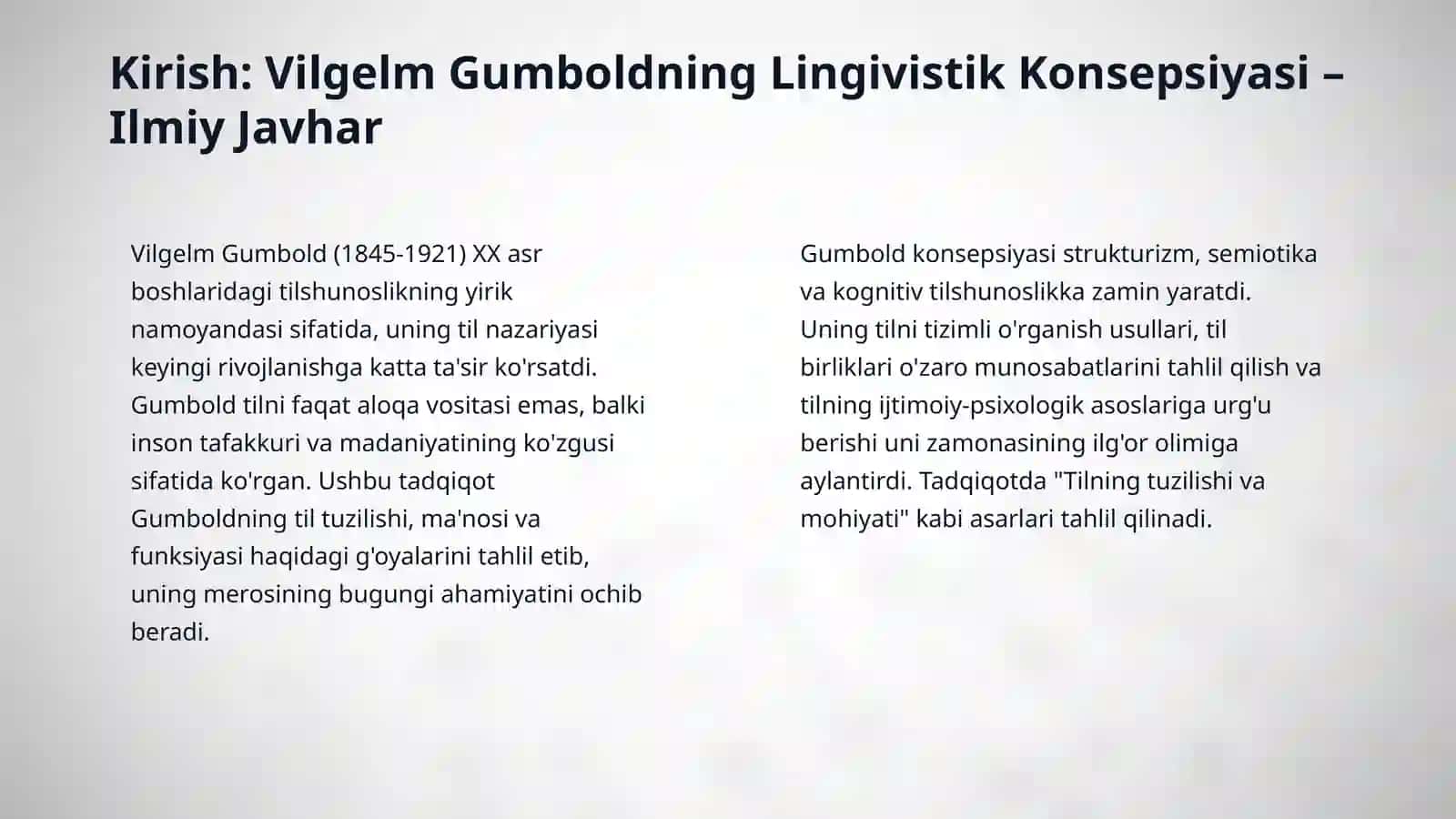 Vilgilim Gumbold lingivistik konsepsiyasi 3