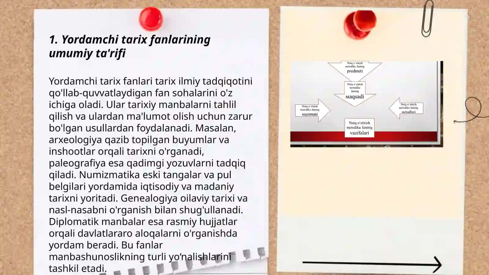 Yordamchi tarix fanlar predmeti maqsad va vazifalari 3