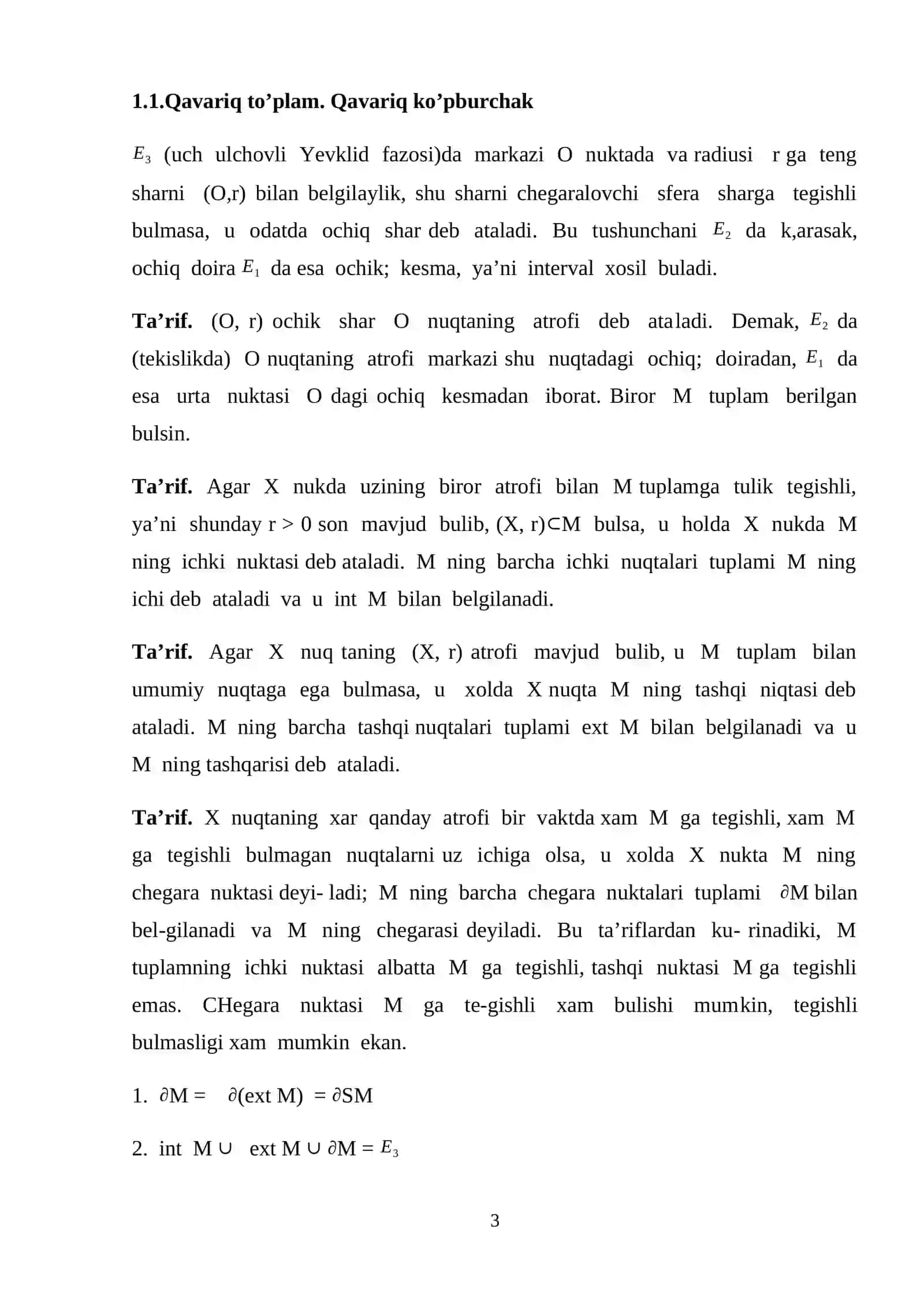 Qavariq figuralar 3