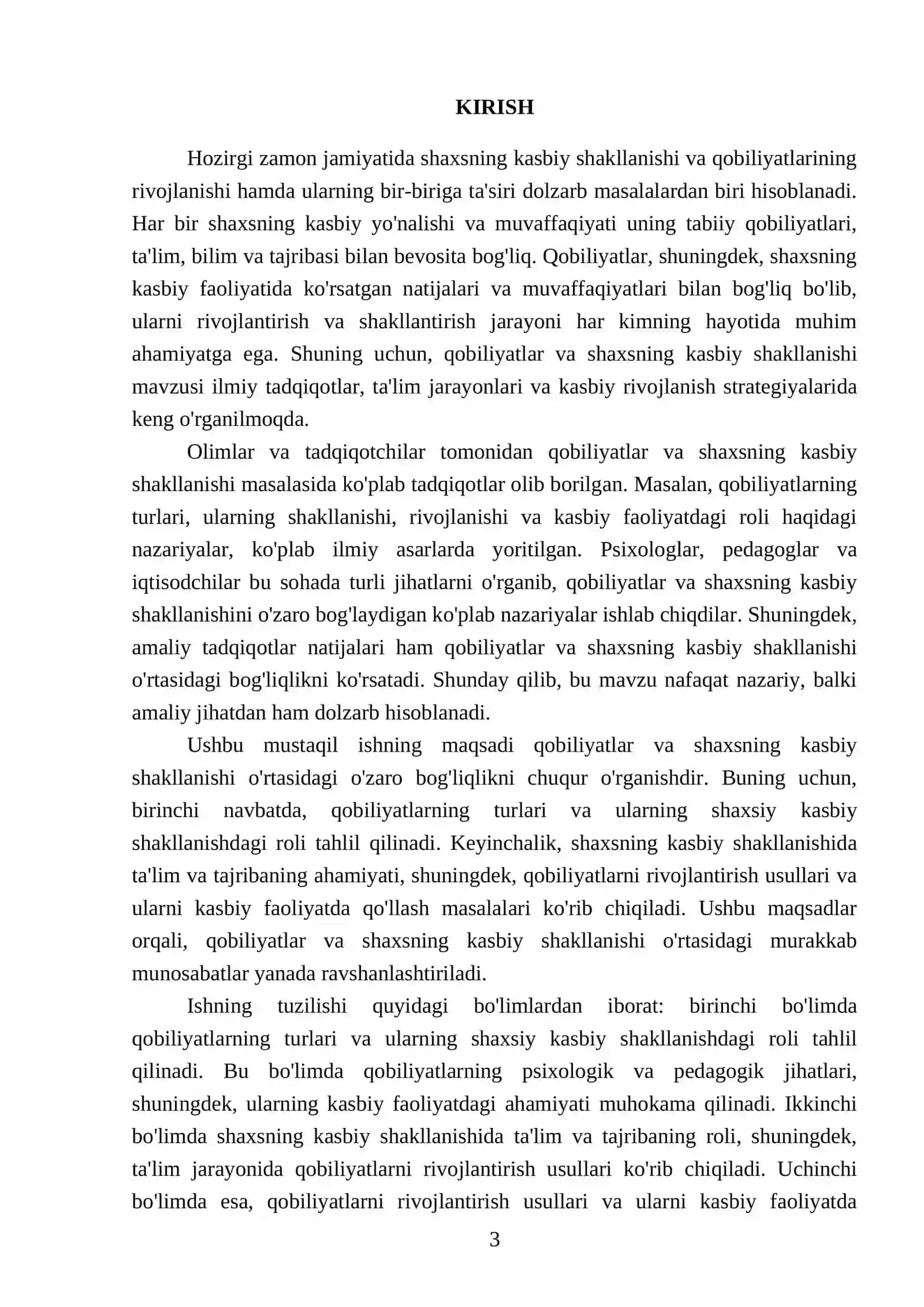Qobiliyatlar Va Shaxsning Kasbiy shakllanishi 3