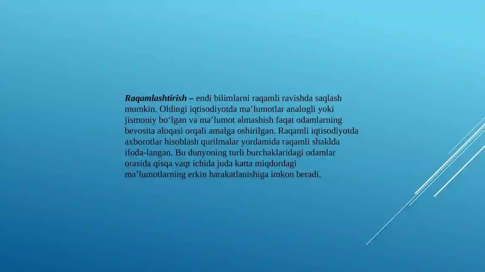 RAQAMLI IQTISODIYOT – TARAQQIYOT KALITI 3