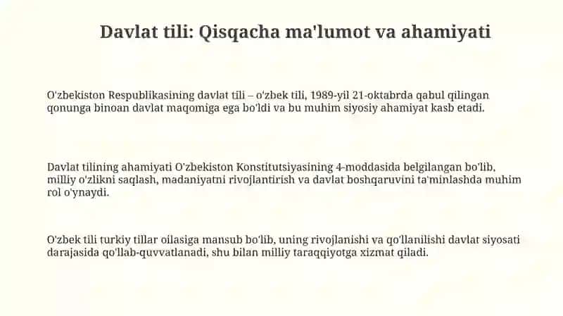 Davlat tili va men egallayotgan soha” mavzusida esse yozish 3