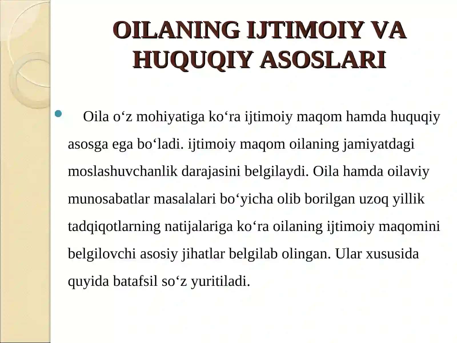 Oilaning ijtimoiy va huquqiy asoslari 3