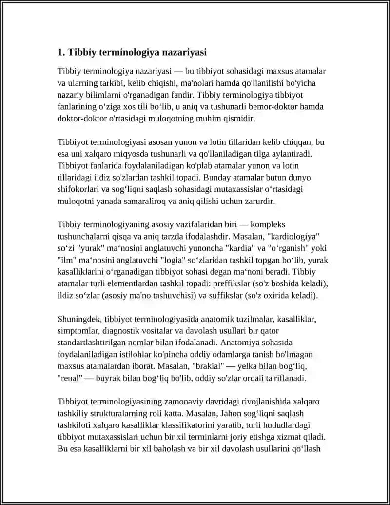 TIBBIY ATAMALAR LUĞATINI TUZISH 3