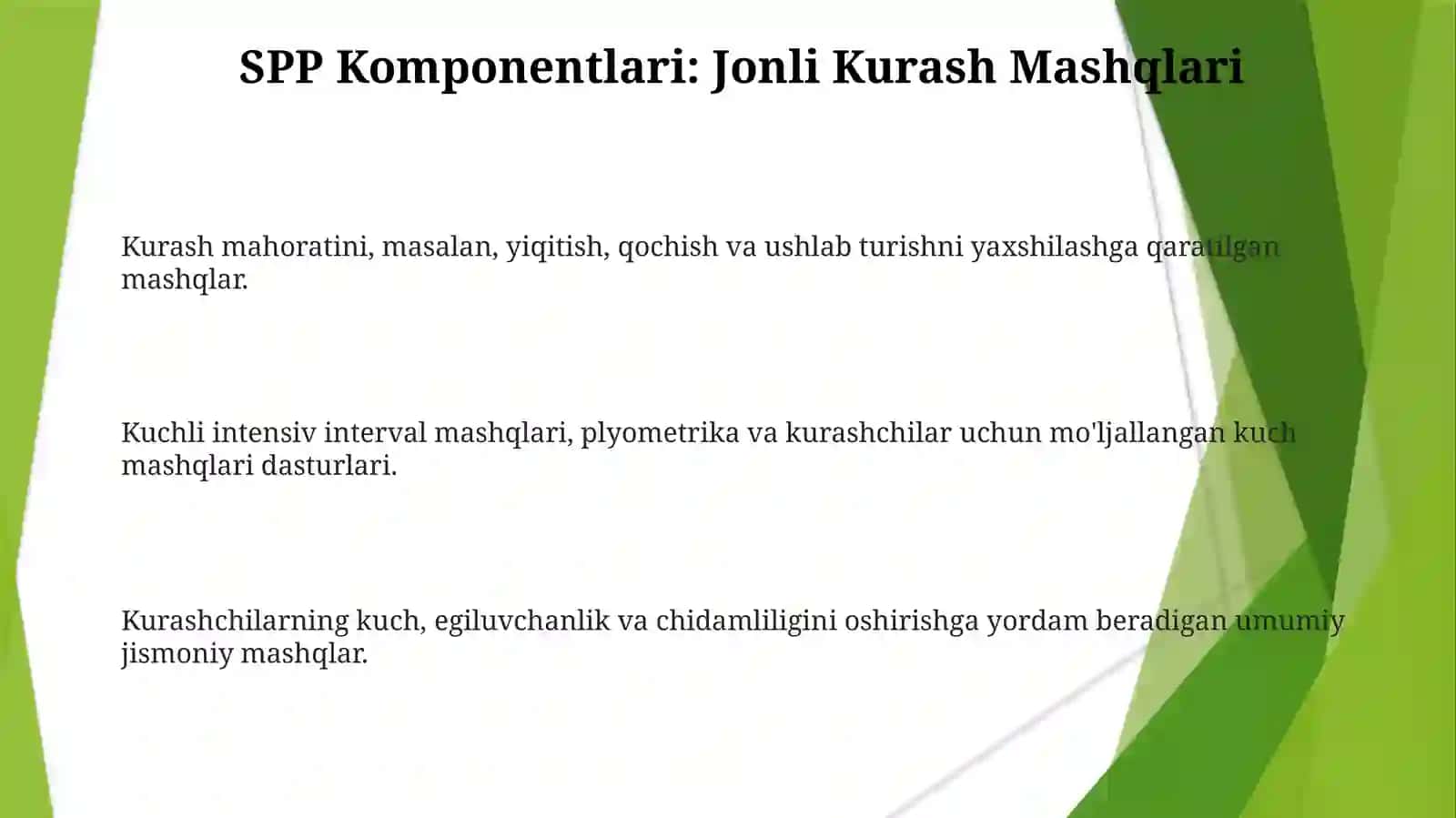 Kurashda Maxsus Jismoniy Tayyorgarlik 3