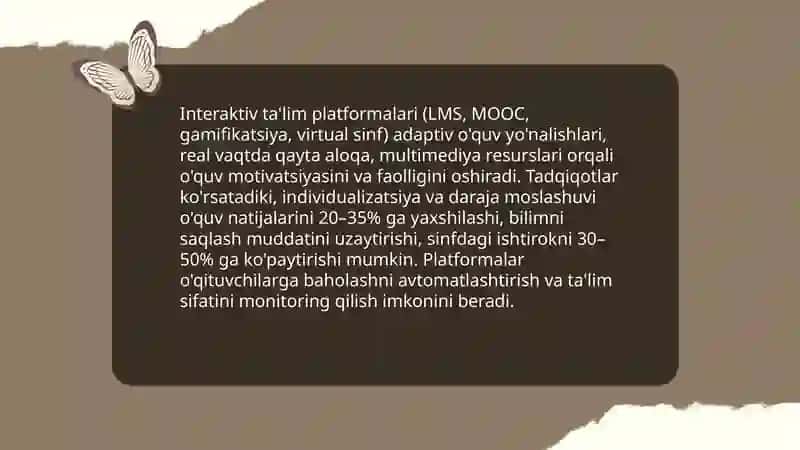 Ta’limda qollanadigan zamonaviy texnologiyalar va ularning ijobiy ta’siri 3