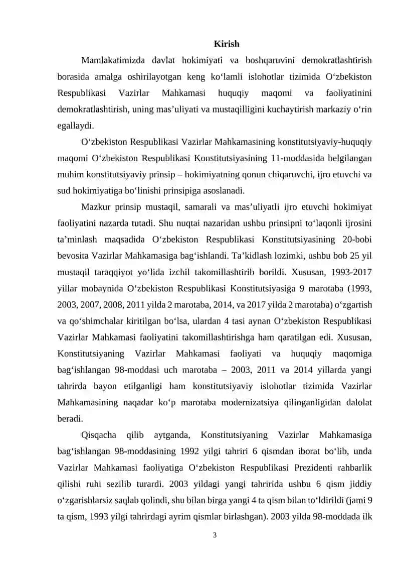 O‘zbekistonda davlat hokimyati va boshqaruvni demokratiyalashtirish jarayonlarining òziga xosligi 3