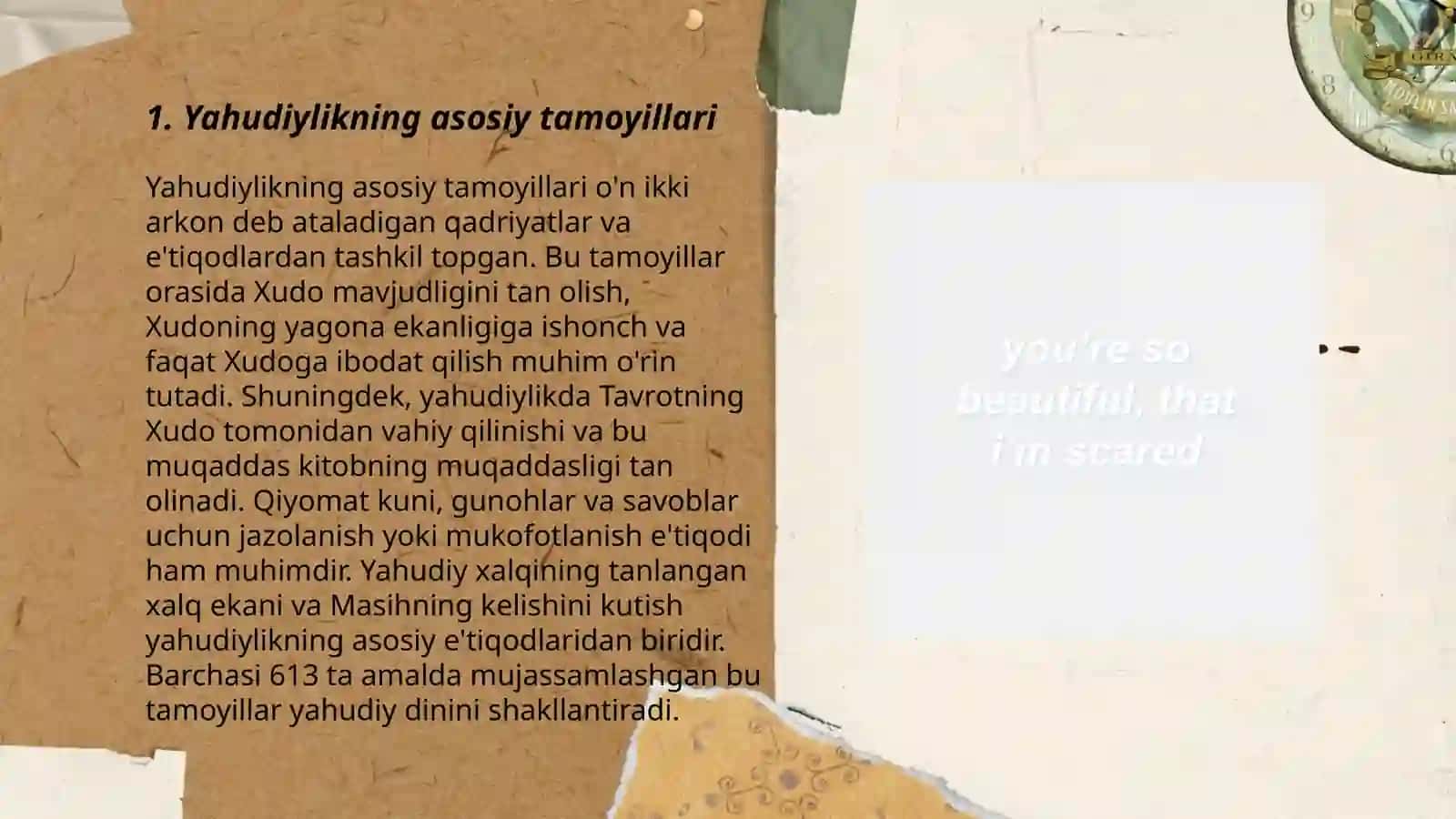 Yahudiylik ta'limoti an'ana va marosimlari 3