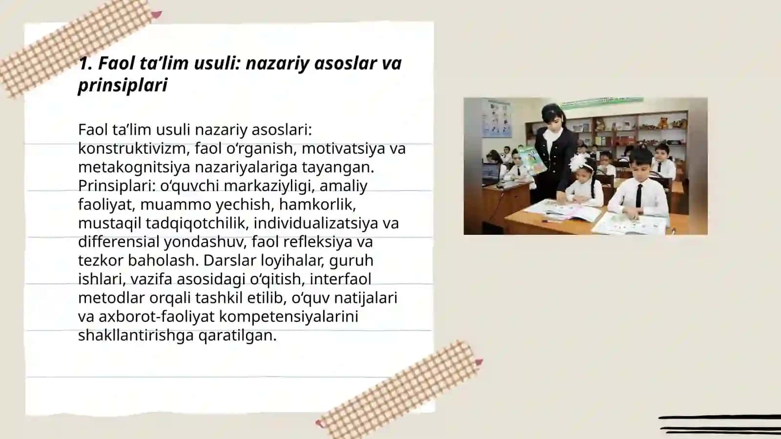 Faol ta’lim usuli: nazariy asoslar va prinsiplari 3