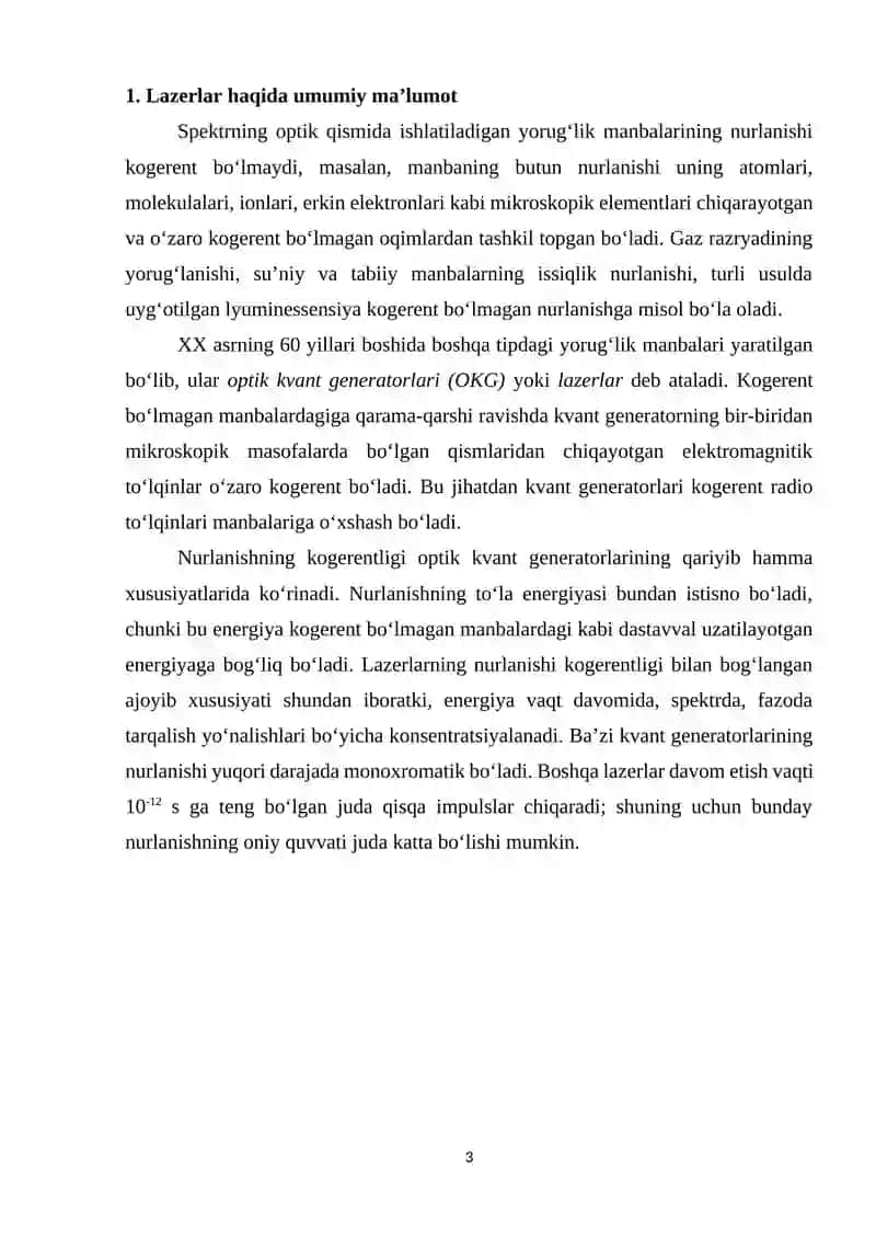 Uglerod oksidi lazerlar 3
