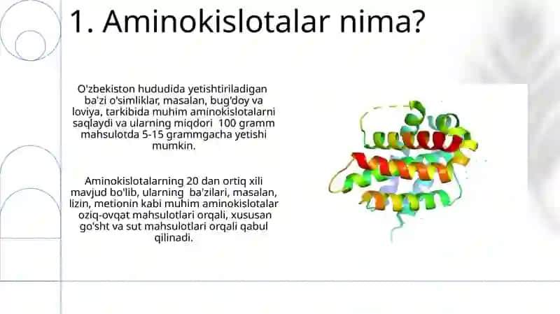 Oqsillar va aminokislotalar 3