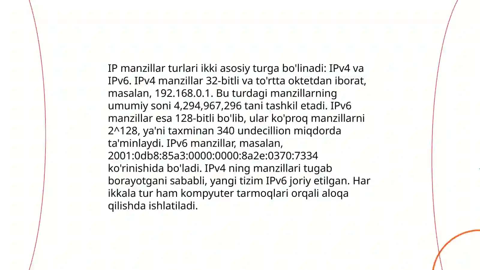 IP manzilini boshqarish va subnetting 3