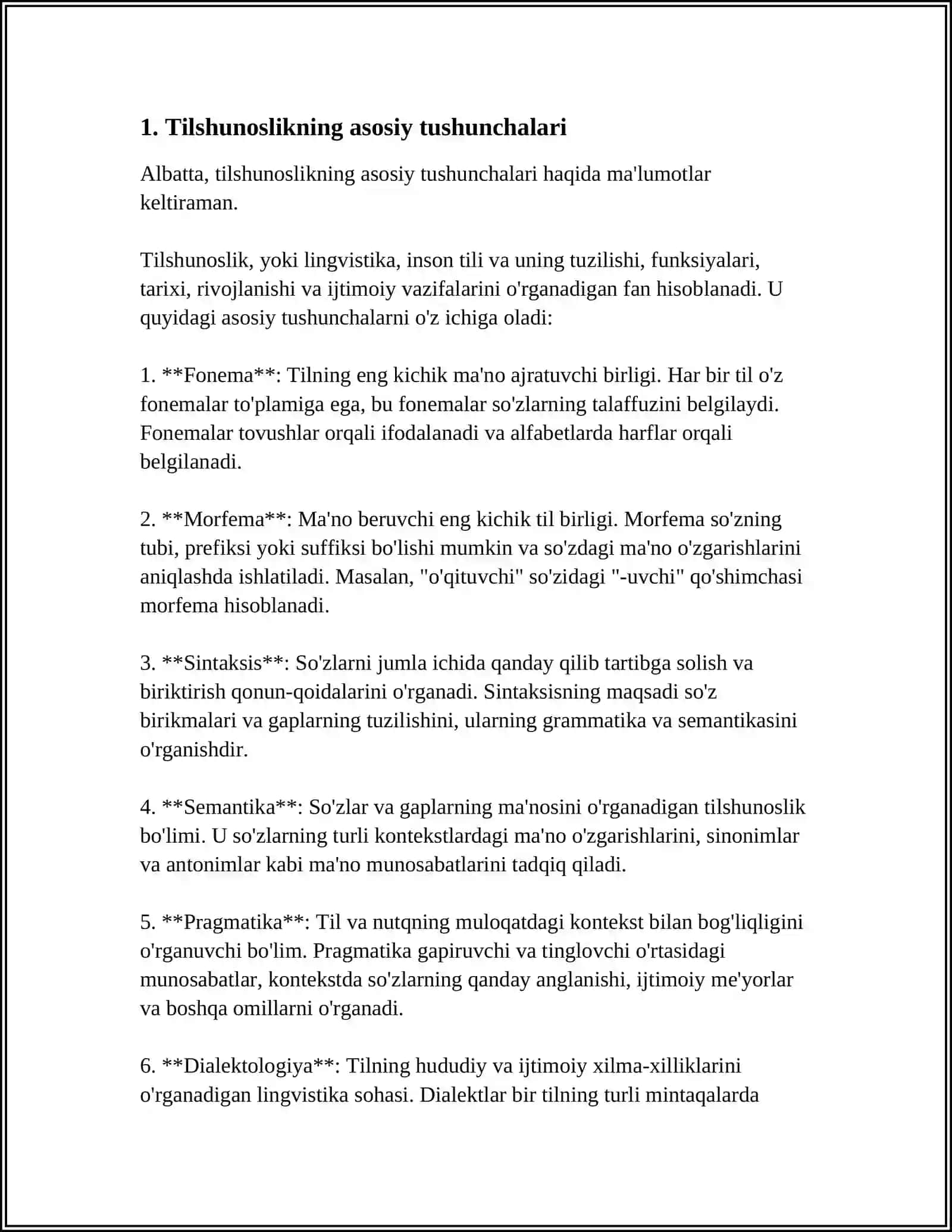 TILSHUNOSLIK FANINING MAQSADI VAZIFASI VA OBYEKTLARNI OʻRGANISH 3