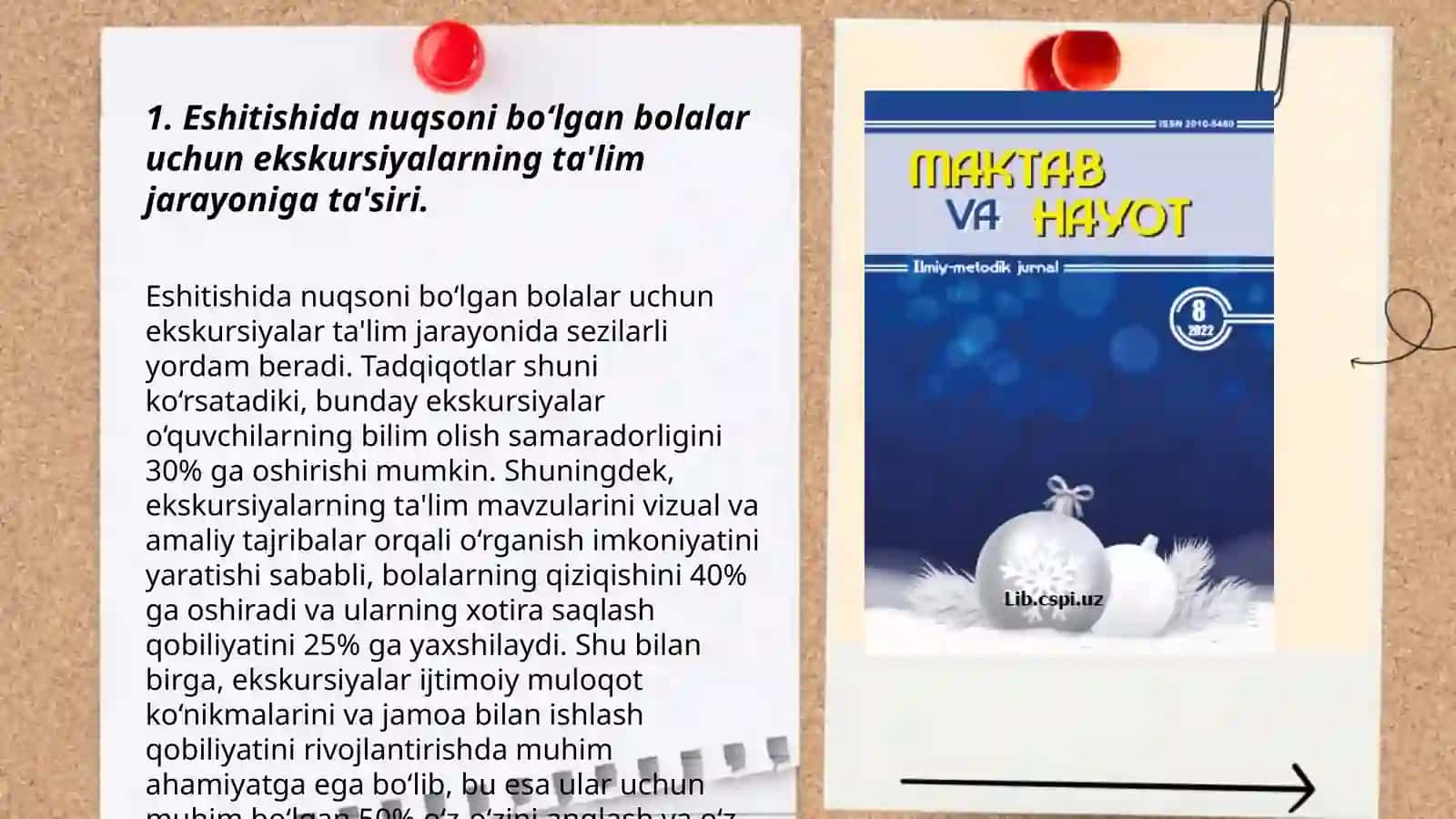 Ekskursiyalarning ahamiyati maktab ta‘limida 3