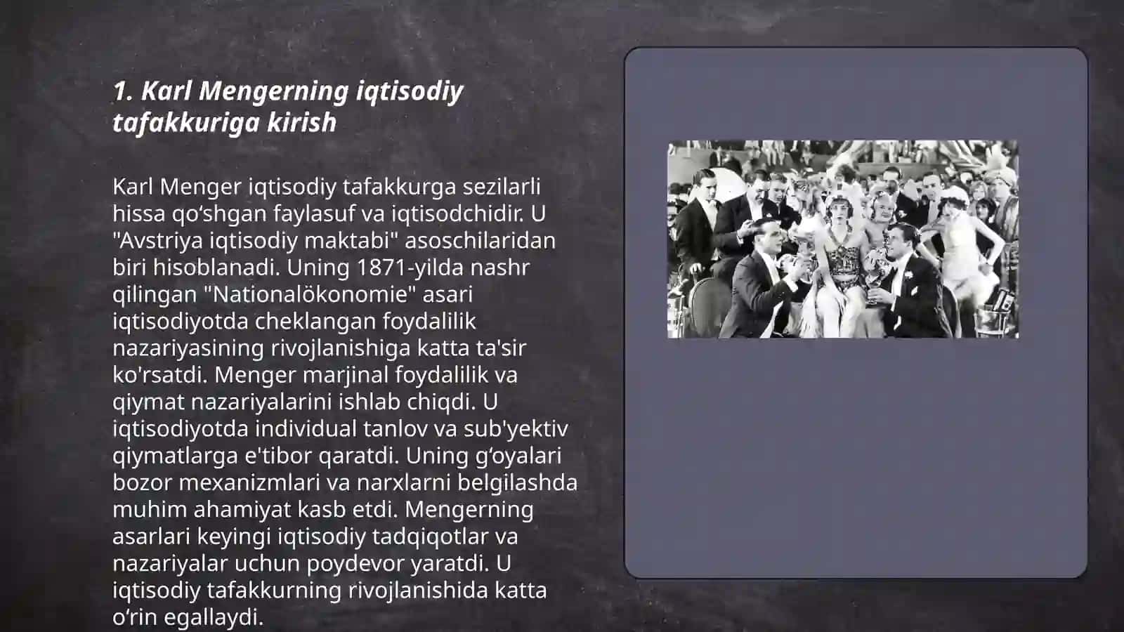 Karl Mengerning iqtisodiy tafakkuriga kirish 3