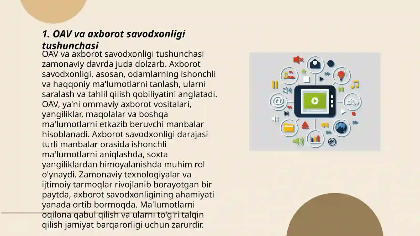 OAV va axborot savodxonligi tushunchasi 3
