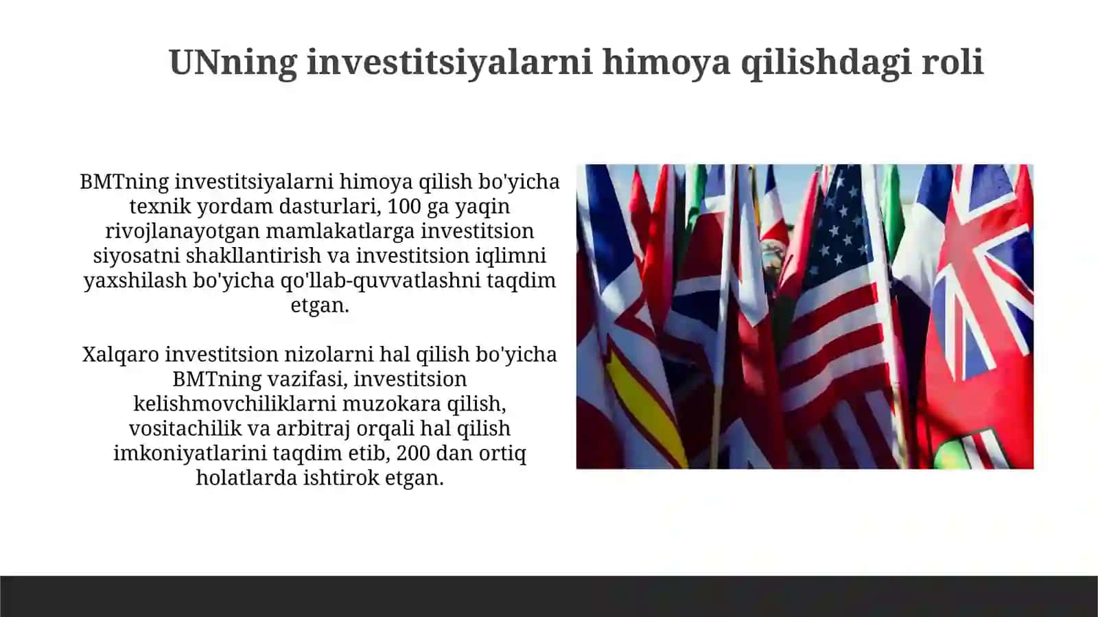 BMTning investitsiyalarni himoya qilishdagi roli 3