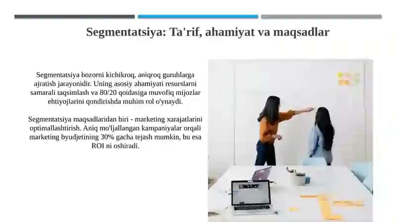 Segmentatsiya: Ta'rif, Asoslar va Jarayon 3