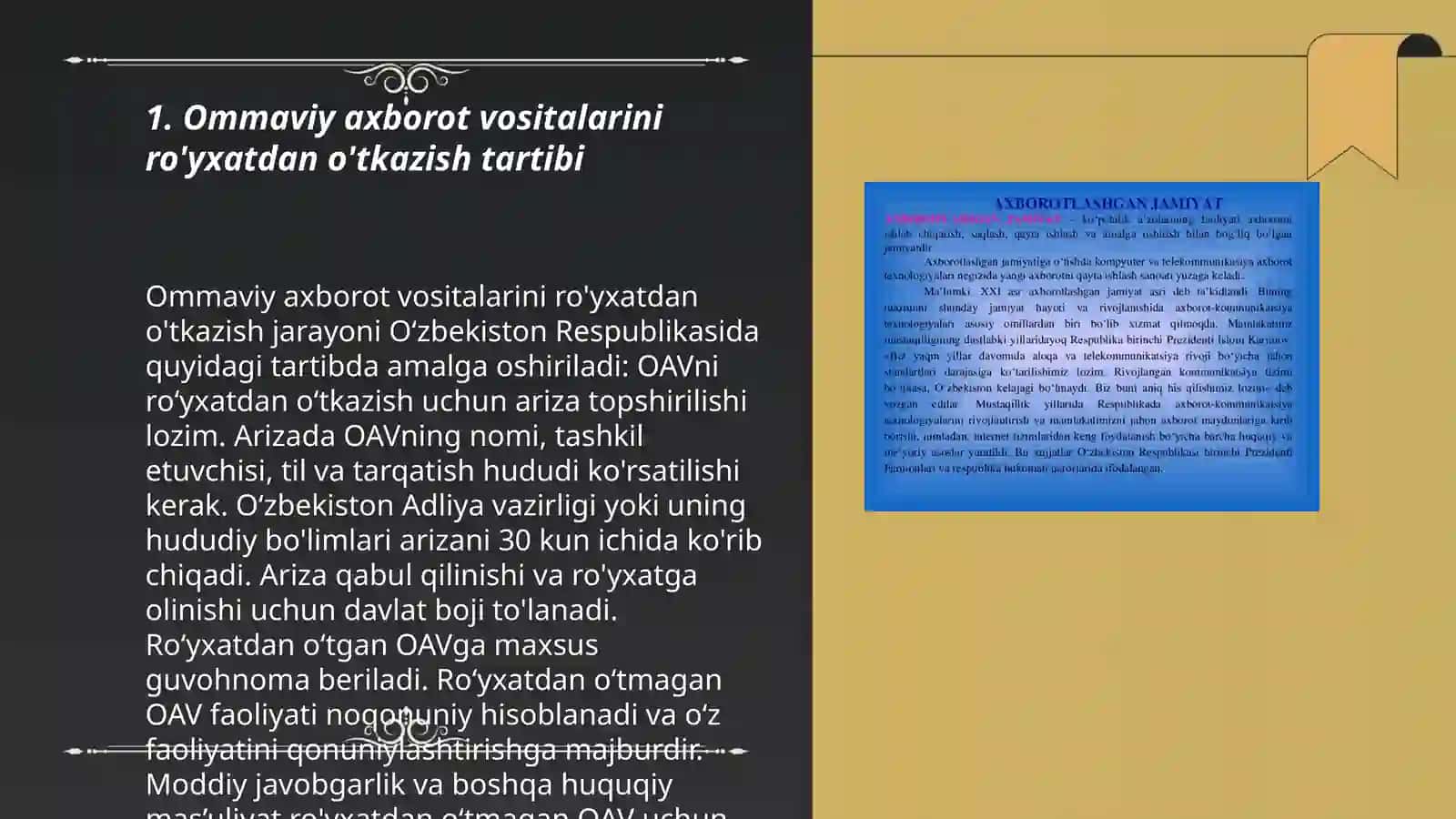 Ommaviy axborot vositalarining faoliyati 3