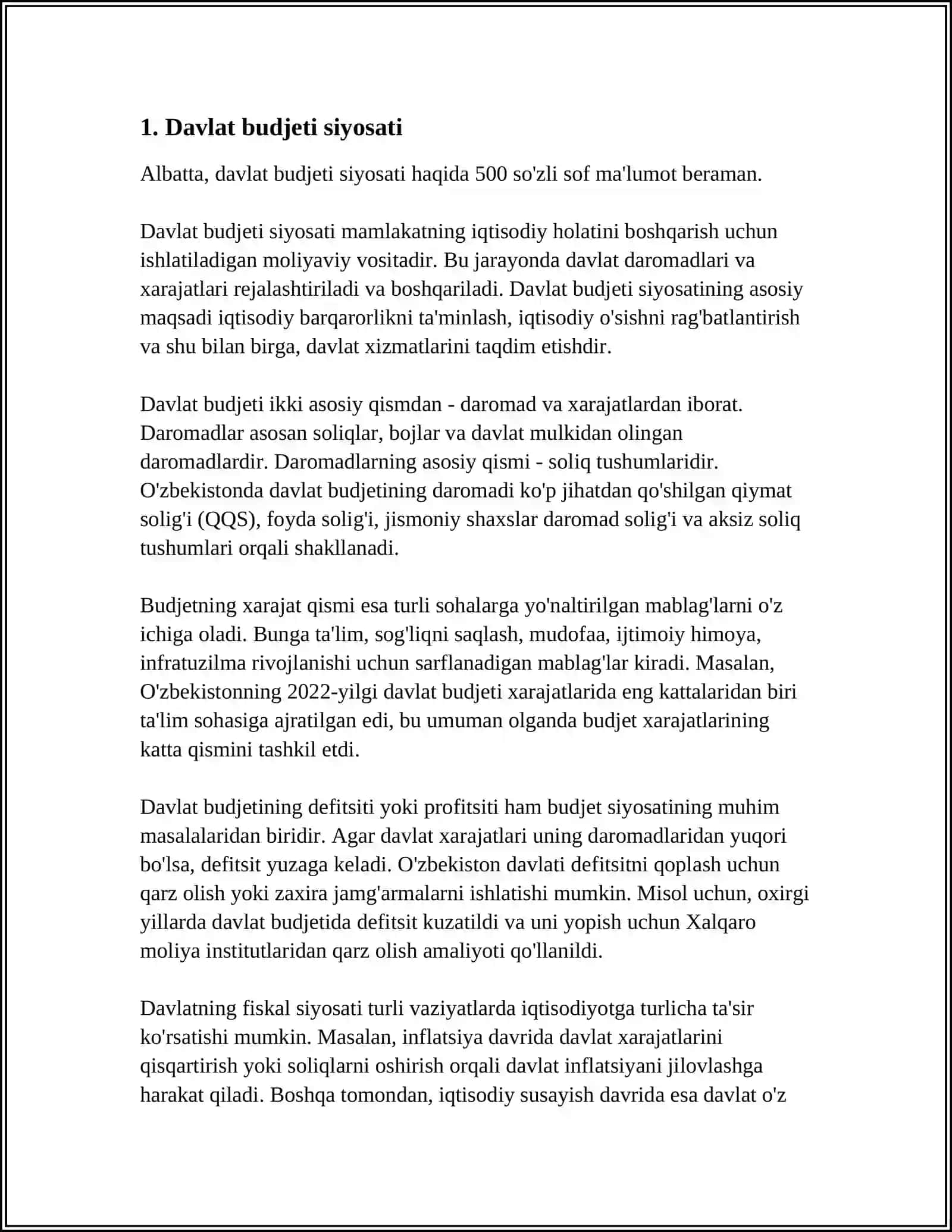 BUDJET SOLIQ SIYOSATI VA AMAL QILISHI 3