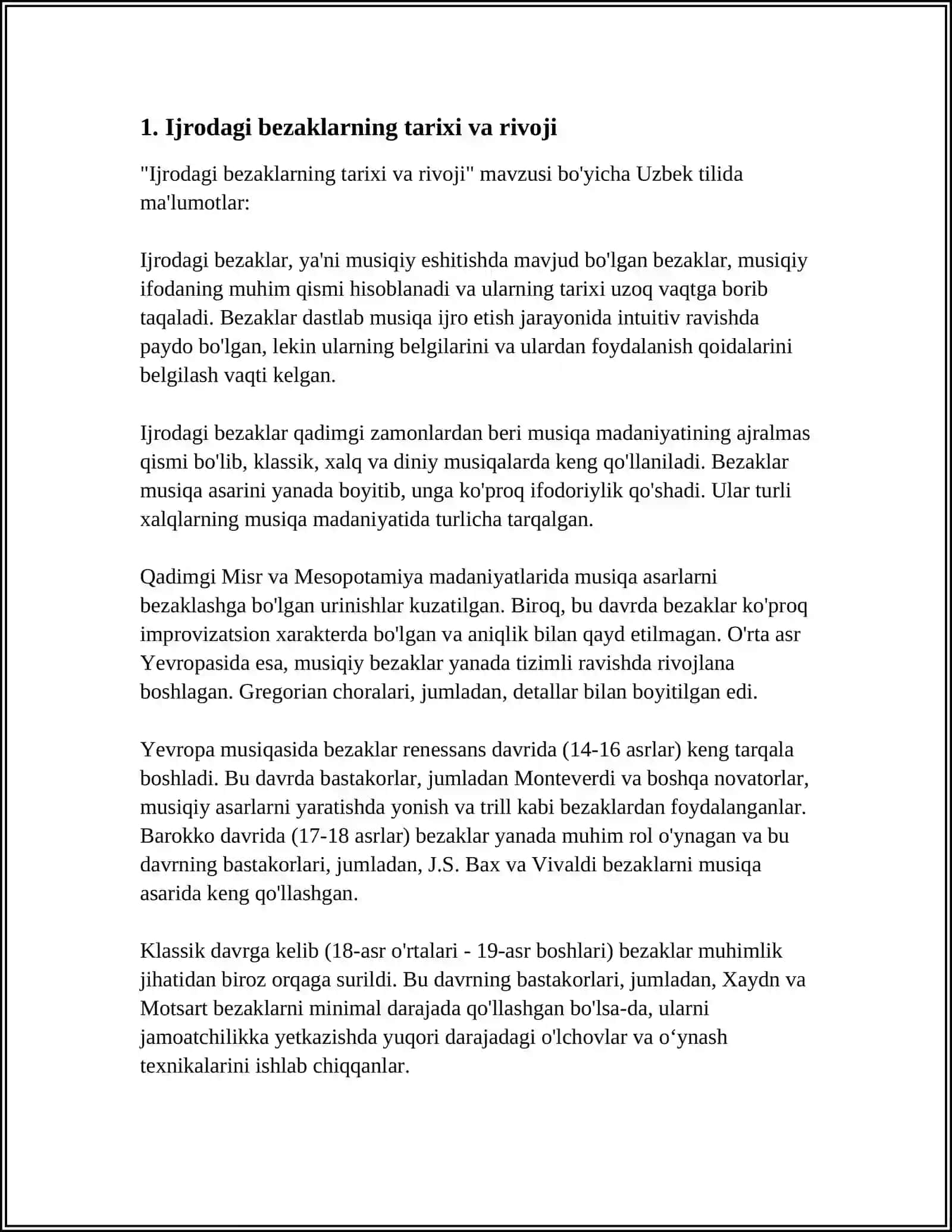 IJRODAGI BEZAKLAR, ZARBLAR, YAKKANAVOZ VA TURLI TARKIBDAGI CHOLGʻU ANSAMBLLARIDA IJROCHILIK MASALALARI 3