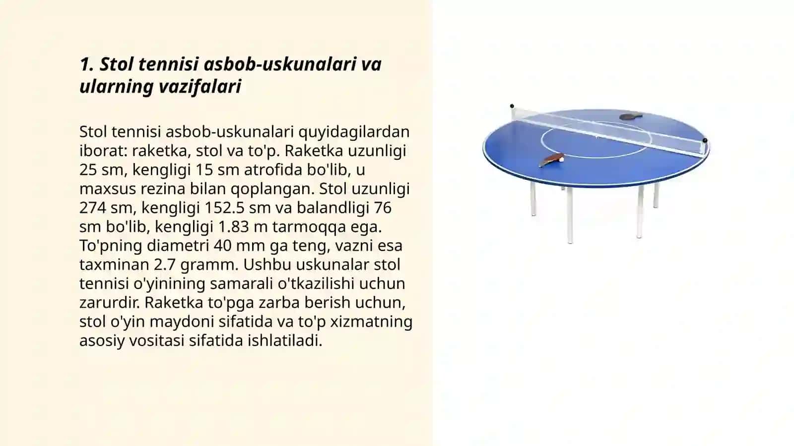Stol tennisi o'yini texnikasi va qoidasi 3
