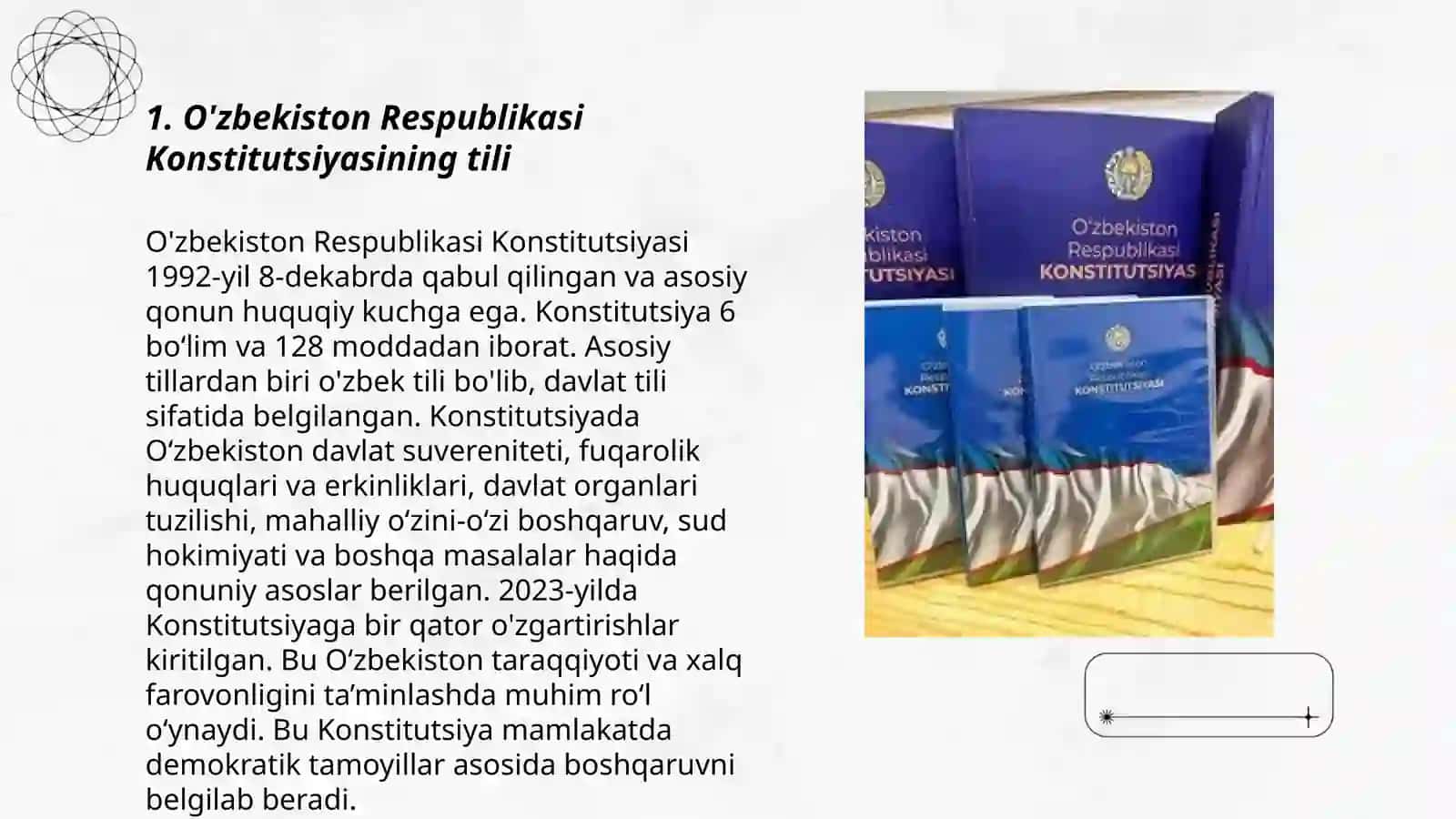 O'zbekiston Respublikasi Konstitutsiyasi 3