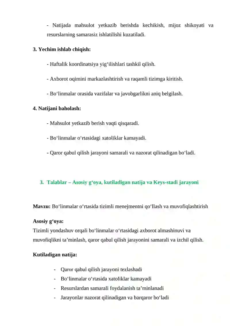 Tizimli menejment nazariyasi faniga oid muammoli keyslar 3