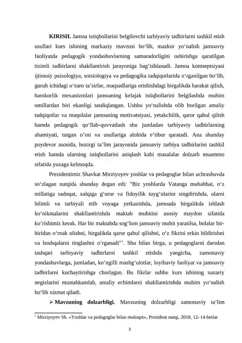 TARBIYAVIY TADBIRLAR 3