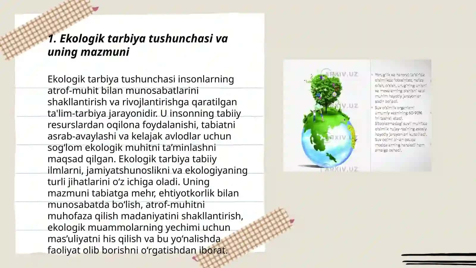 Biologiya darslarida ekologik tarbiya masalalari 3