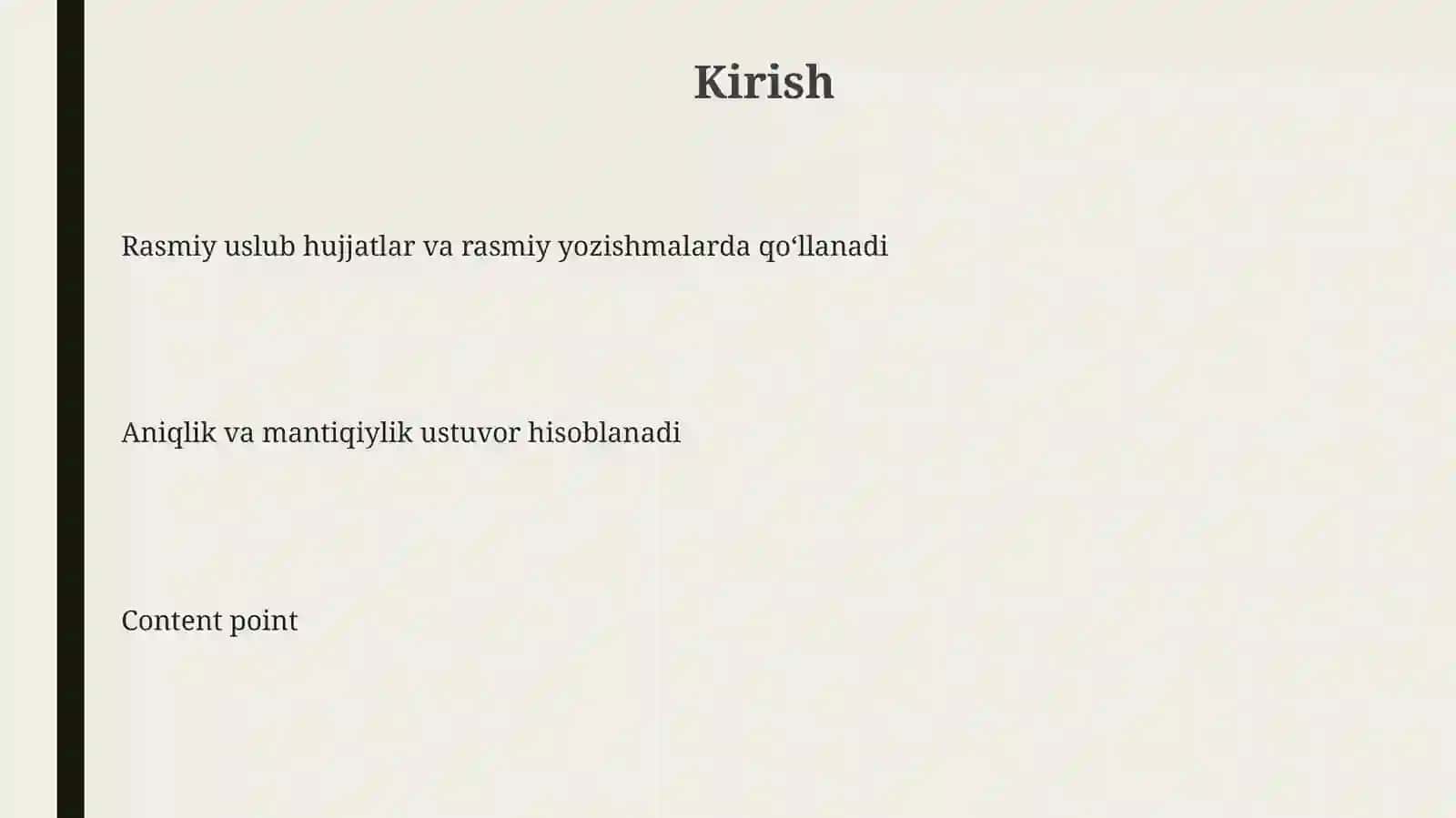 Rasmiy uslub va uning xususiyatlari 3