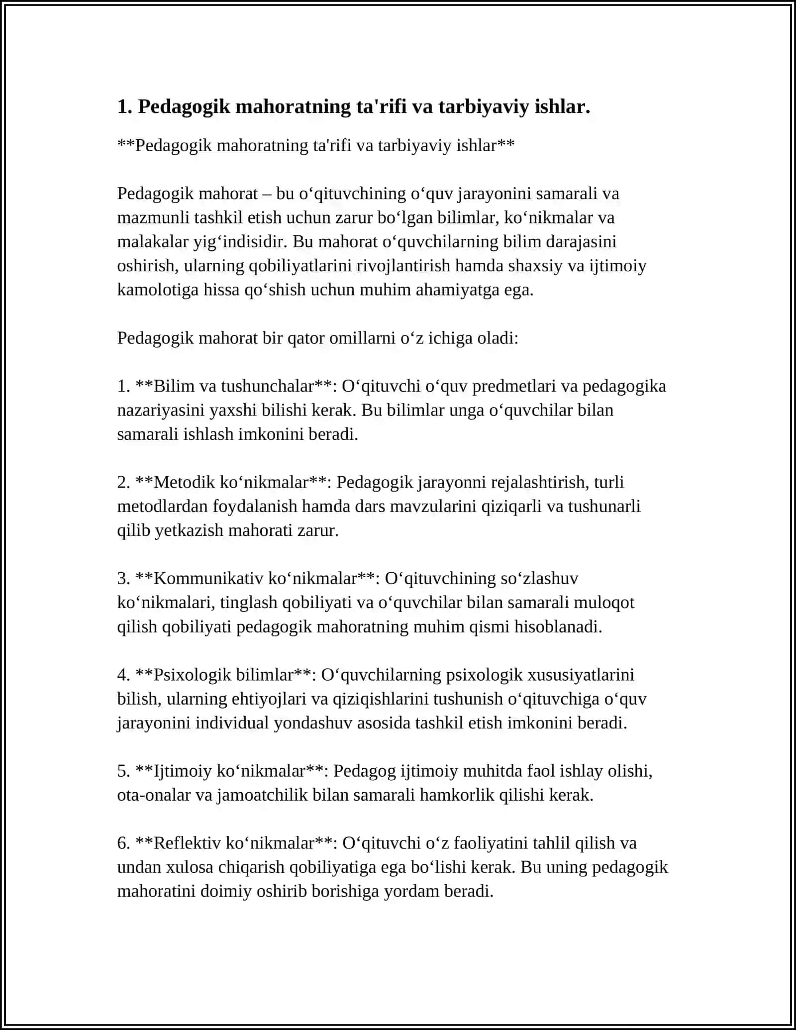 Pedagogik mahorat 3