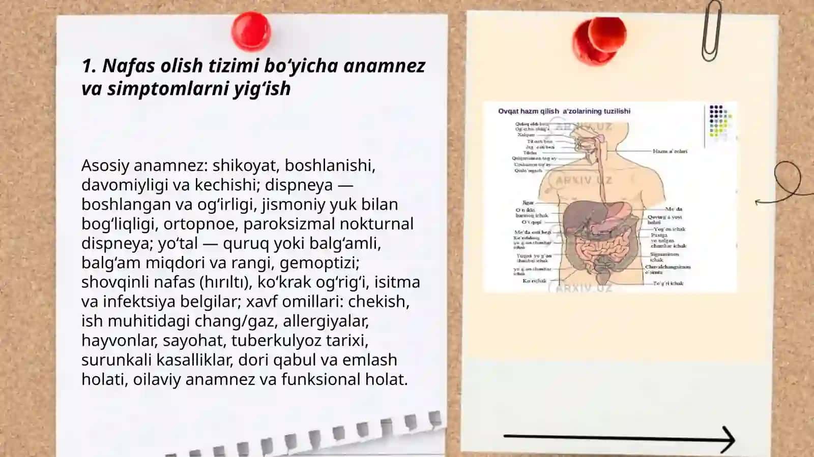 Nafas olish, qon aylanish va ovqat hazm qilish a'zolari tizimini baholash 3