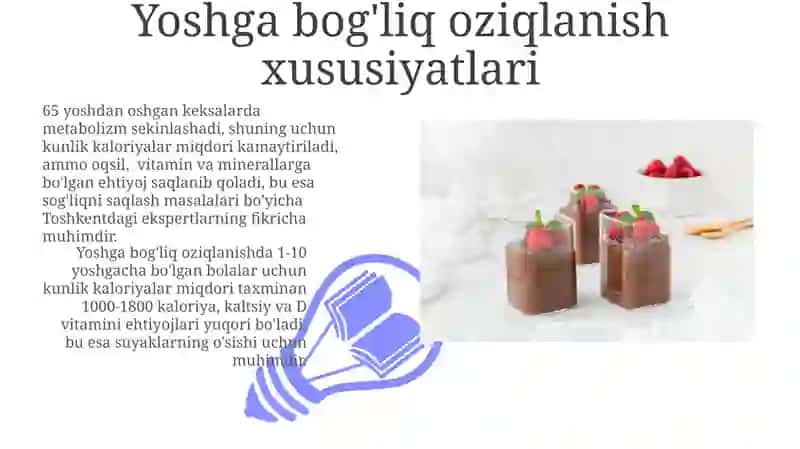 Oziq-ovqat va uning ahamiyati 3