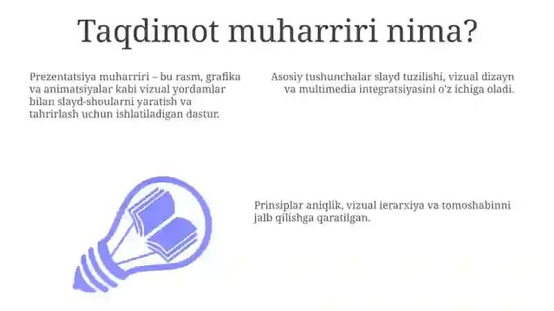 Taqdimot Muharrirlarining Asosiy Tushunchalari 3