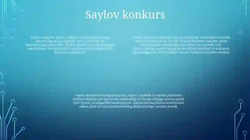 Siyosiy Partiyalar Faoliyati 3
