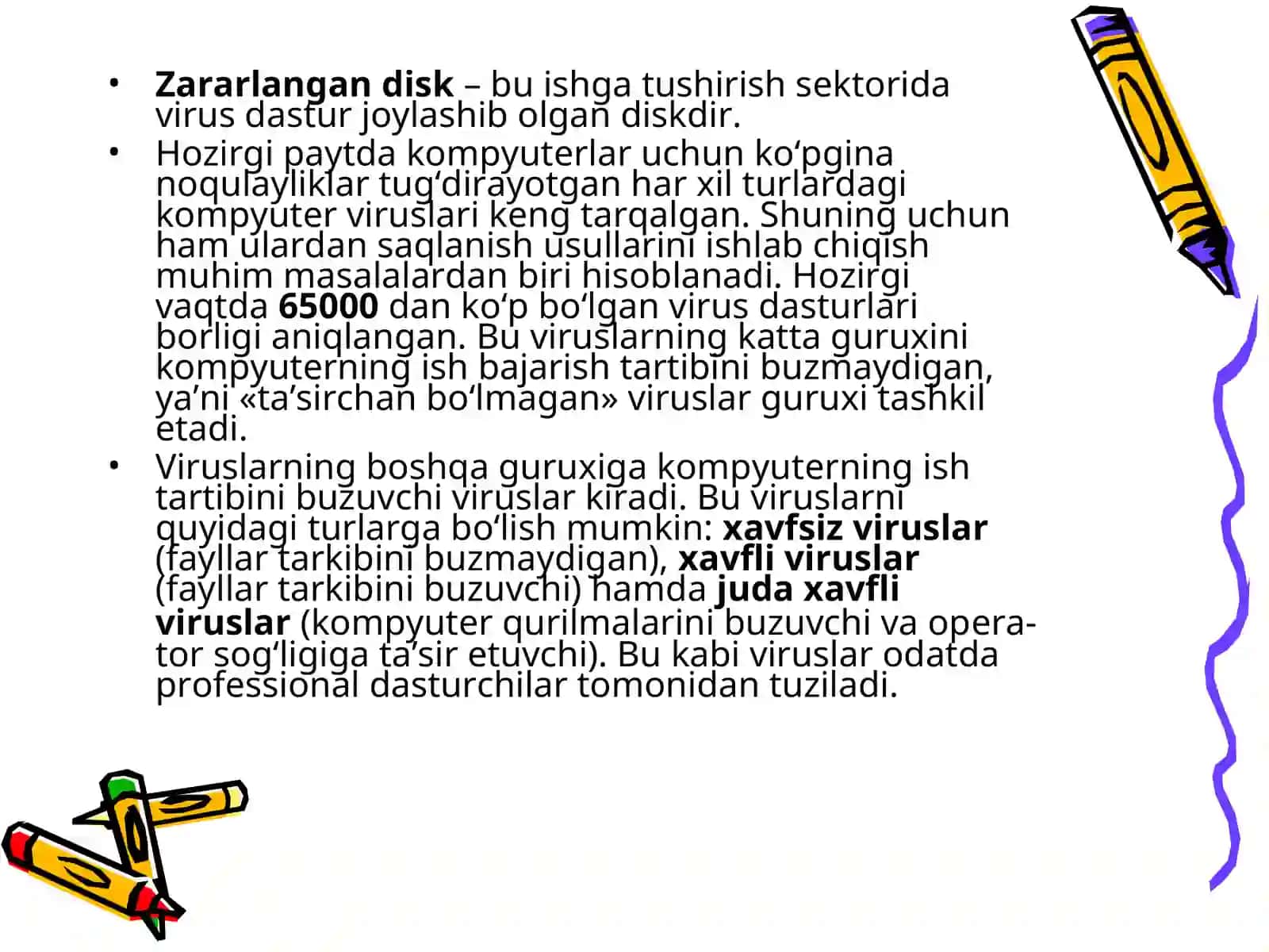 Kompyuter viruslari va himoyalanish choralari 3