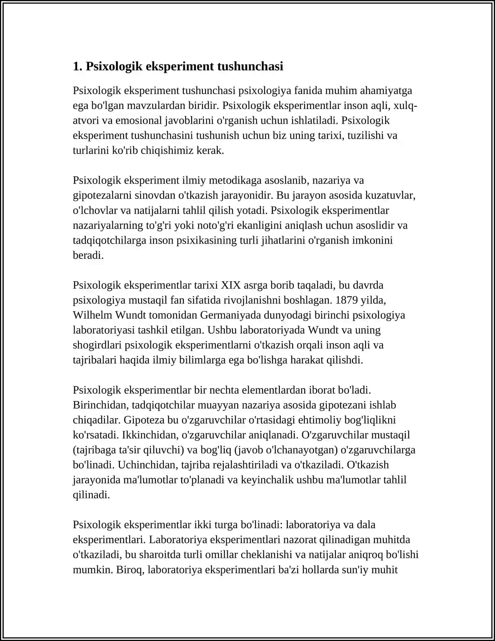 PSIXOLOGIK EKSPERIMENTNING ASOSLARI 3
