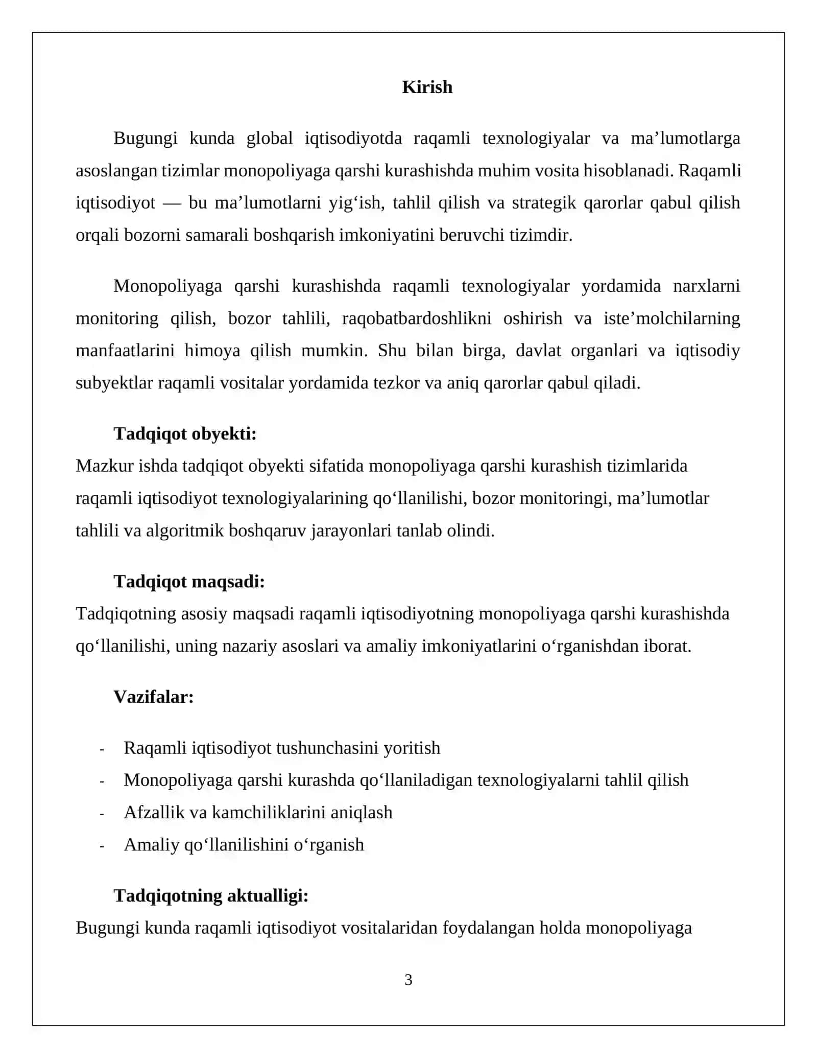 MONAPOLIYAGA QARSHI KURASHISHDA RAQAMLI IQTISODIYOTNI FOYDALANISH USULLARI 3