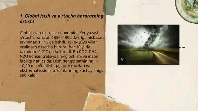 Iqlim o‘zgarishi muammolari 3